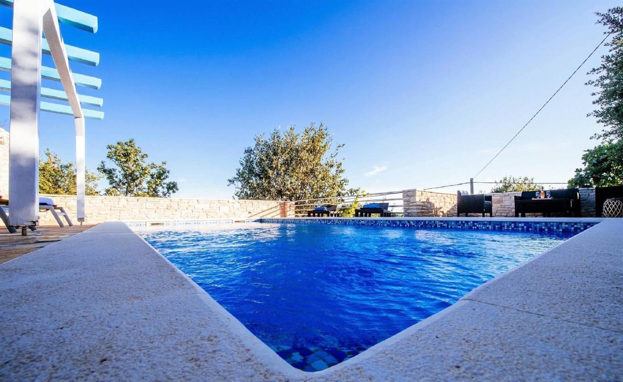 My Dalmatia - Holiday Home Korlat With Private Pool Бенковац Экстерьер фото