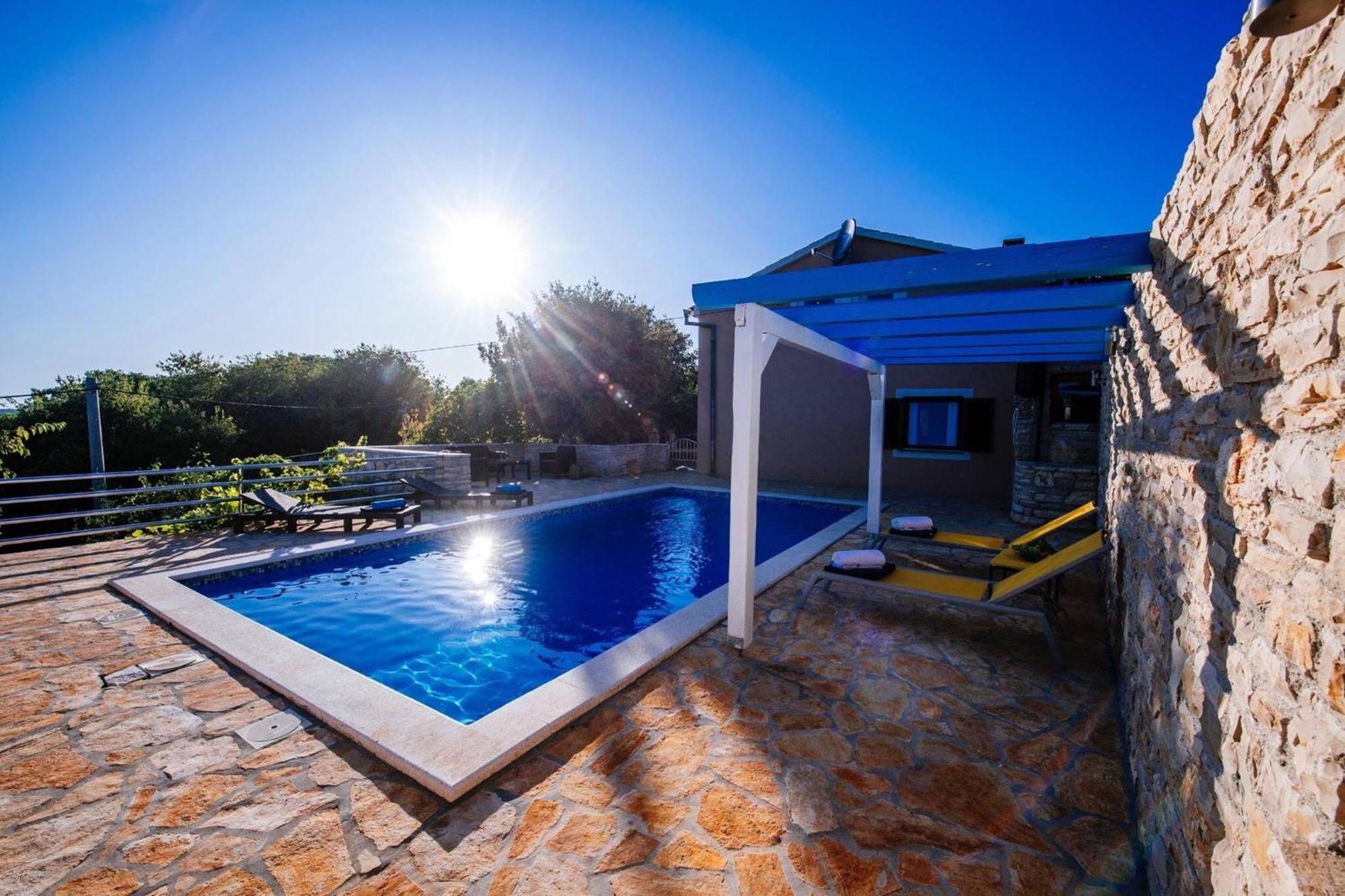 My Dalmatia - Holiday Home Korlat With Private Pool Бенковац Экстерьер фото