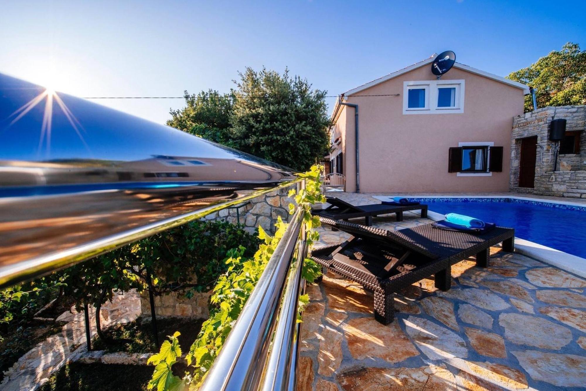 My Dalmatia - Holiday Home Korlat With Private Pool Бенковац Экстерьер фото